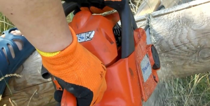 How to easily and cost-effectively make a chainsaw cut smoothly