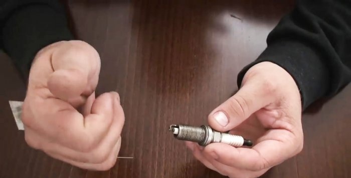 The simplest modification of a spark plug that will improve engine performance