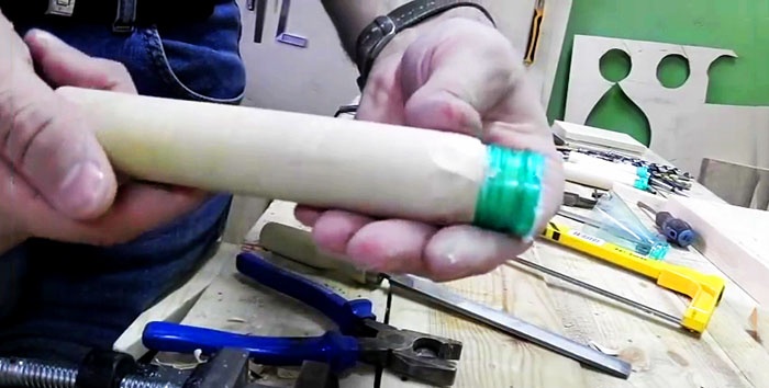 How to make strong file handles using a plastic bottle