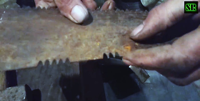 How to cut and sharpen new teeth on an old saw