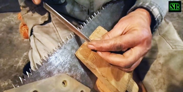 How to cut and sharpen new teeth on an old saw