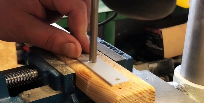 Self-centering jig for adding dowels