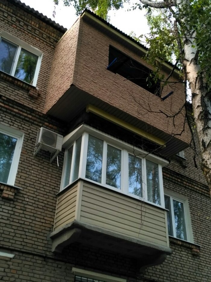 Finisaj balcon cu siding si izolatie cu technoplex