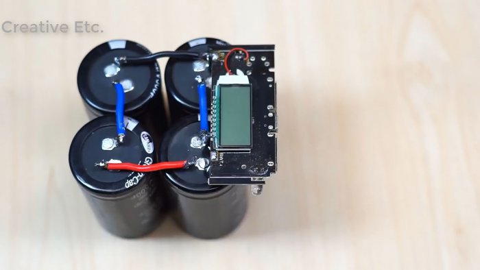 DIY power bank with super capacitors