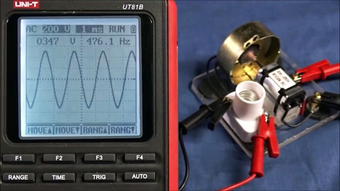 Mechanical converter from a microwave oven motor