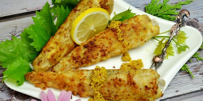 Fried hake