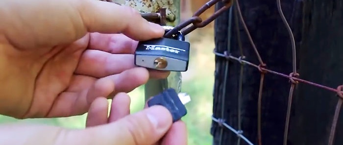 6 ways to get rid of a padlock