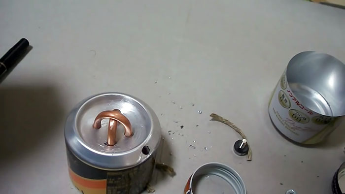 Alcohol jet burner made from aluminum cans