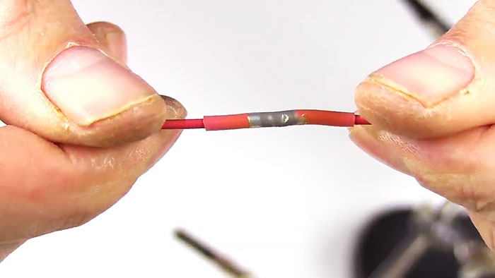 How to make tubes for quick soldering of wires from ordinary heat shrink