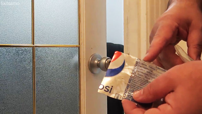 How to open a locked door without a key