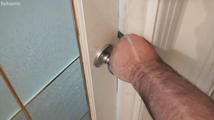 How to open a locked door without a key