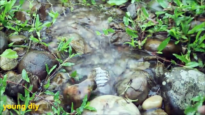 Do-it-yourself free energy from the stream Mini hydroelectric power station