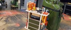 Cool tool box made from an old canister