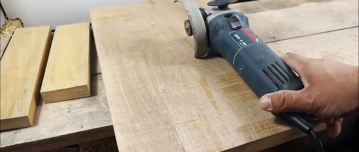 How to make a compact table saw from a grinder