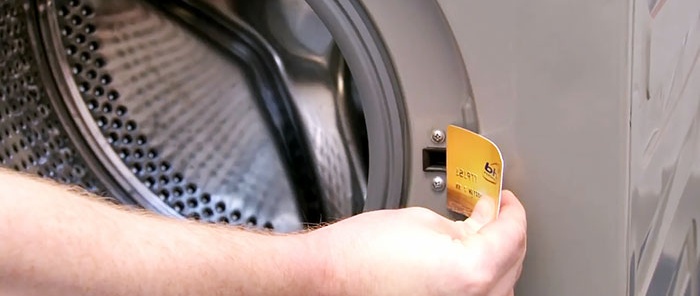 4 ways to open the washing machine door if it is jammed