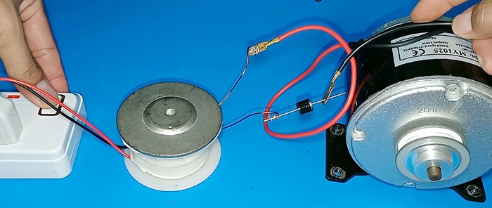 How to quickly make a 100 W transformer from speakers