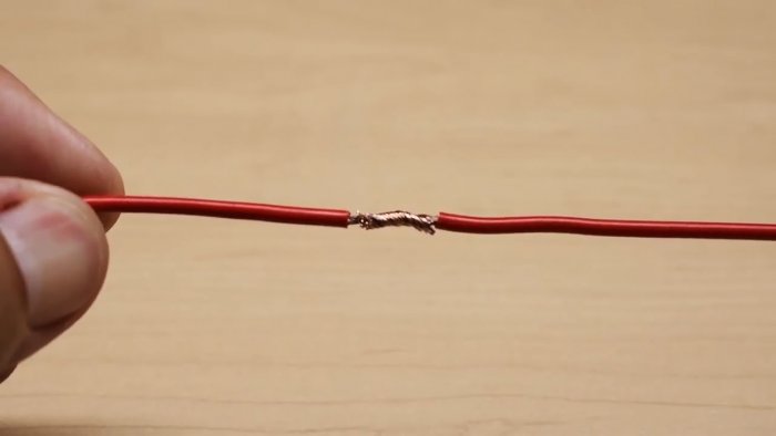 How to perfectly solder a wire without a soldering iron