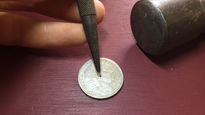 How to make a ring from an ordinary coin