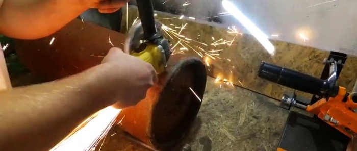 How to make a sandblaster from a gas cylinder