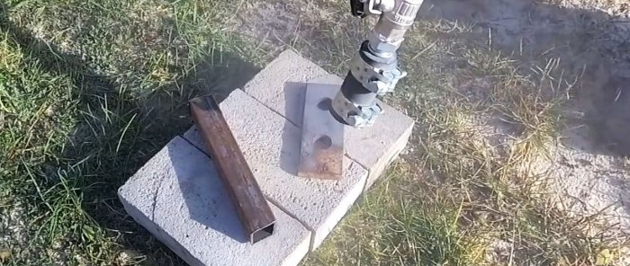 How to make a sandblaster from a gas cylinder