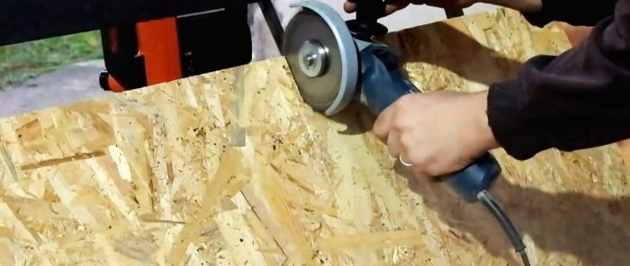 How to make a machine for sawing firewood from an electric chain saw