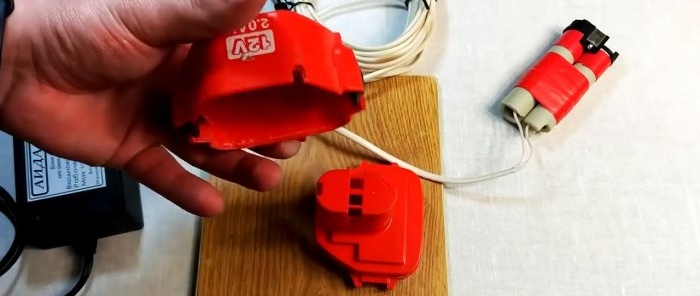 How to convert a cordless screwdriver to 220 V