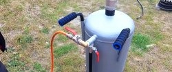 How to make a sandblaster from a gas cylinder