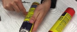 3 homemade products from an aerosol can