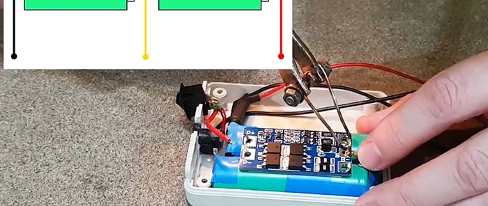 How to make a mini 12 V uninterruptible power supply for a router