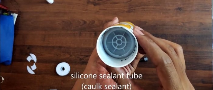 How to use silicone sealant from a tube without a gun