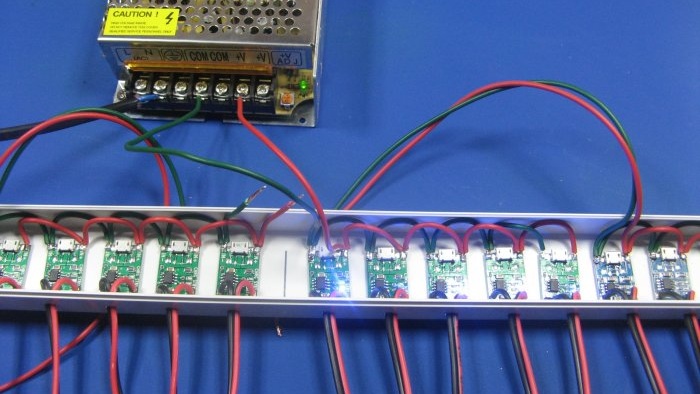 Do-it-yourself Liion multi-channel charging