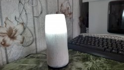 How to make a table lamp from an old mug (with built-in battery)