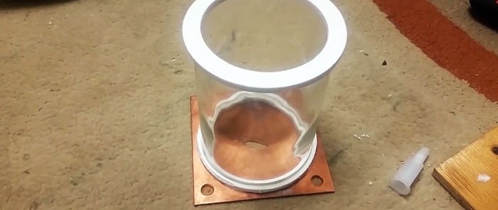 How to make and quickly dry a silicone gasket