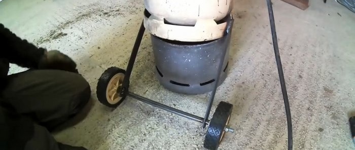 How to make a sandblaster from a small gas cylinder