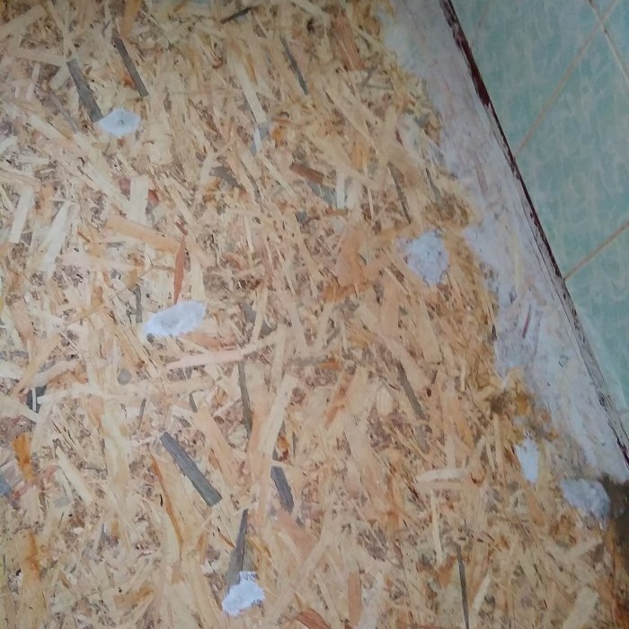 How to lay linoleum on a plank floor