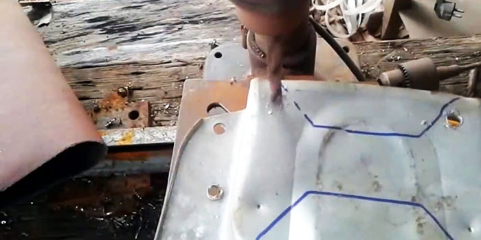 How to make a drilling machine from a jack and a washing machine motor