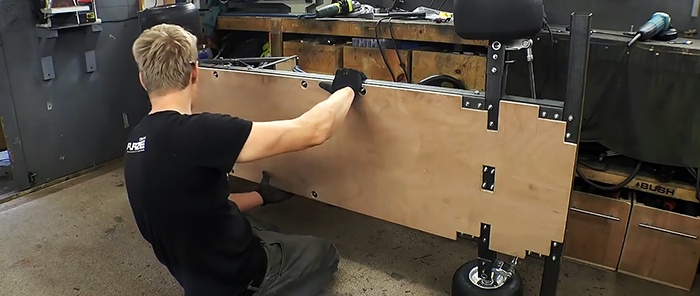 How to make a simple kart without welding or lathe