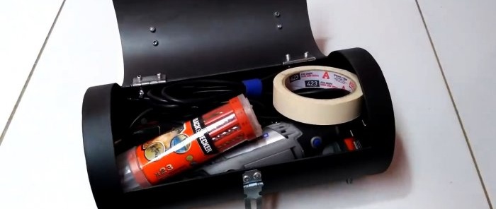 How to make a tool box from PVC pipe