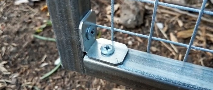 How to make a frame from a profile without welding