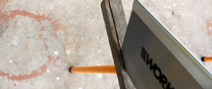 How to make a frame from a profile without welding