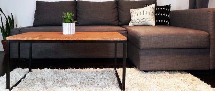 How to make a simple coffee table without welding