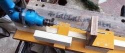 Anyone can make this drill lathe in 10 minutes