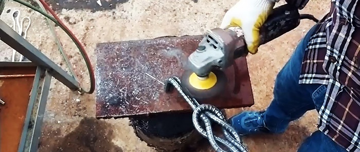 How to tie reinforcement and make a cool handle