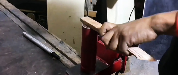 How to make a shaft for a circular saw from scrap materials