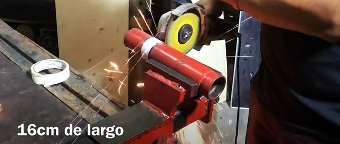 How to make a shaft for a circular saw from scrap materials