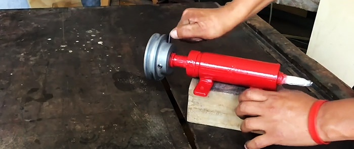 How to make a shaft for a circular saw from scrap materials