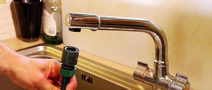 How to connect any hose to any faucet