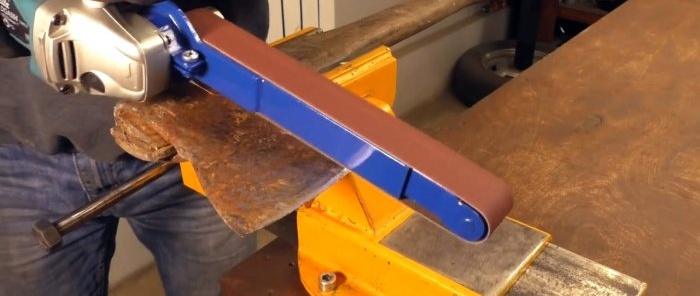 How to make a grinder attachment for an angle grinder