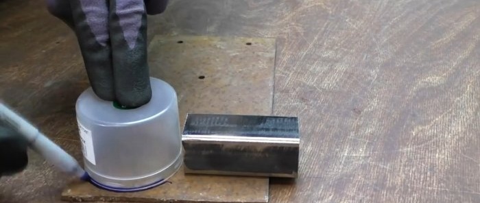 How to make a grinder attachment for an angle grinder