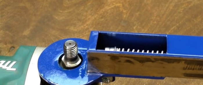 How to make a grinder attachment for an angle grinder